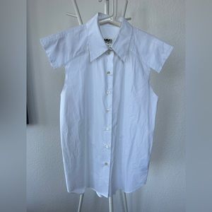 MM6 Shirt Vest Sleeveless Buttoned down Top